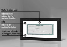 Load image into Gallery viewer, Americanflat 5x10 Business License Frame in Black with Shatter Resistant Glass for Wall and Tabletop
