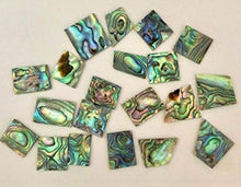 Load image into Gallery viewer, 1- Ounce ~ Green Paua Abalone Shell Blanks, Inlay Material. 0.06&quot; Thick/Guitar

