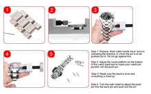 Load image into Gallery viewer, selizo Watch Link Remover kit Watch Band Tool with 10 Extra Pins for Watch Band Link Pin Removal and Watch Sizing
