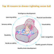 Load image into Gallery viewer, Lightaling 100pcs White &amp; Purple Ocean Balls &amp; Pit Balls Soft Plastic Phthalate &amp; BPA Free Crush Proof - Reusable and Durable Storage Mesh Bag with Zipper
