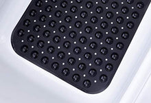 Load image into Gallery viewer, SlipX Solutions Extra Long Bath Tub &amp; Shower Mat 39x16, Wet Floor Non-Slip for Elderly &amp; Kids Bathroom, Longer Than Standard Bathtub Mats, 200 Suction Cups, Drain Holes, Machine Washable, Light Blue
