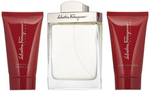 Load image into Gallery viewer, Salvatore Ferragamo for Men - 3 Pc Gift Set 3.4oz EDT Spray, 2.5oz After Shave Balm, 2.5oz Shampoo And Shower Gel.
