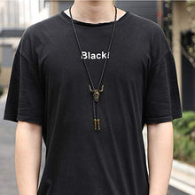 Load image into Gallery viewer, Thunaraz 4Pcs Bolo Tie for Men Western Leather Necktie Cow Skull Bolo Tie Halloween Costume Accessories Necktie Men Women
