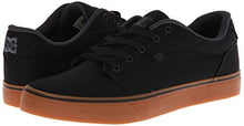 Load image into Gallery viewer, DC Men's Anvil Casual Skate Shoe, Black/Gum, 11 D M US
