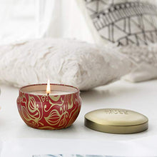 Load image into Gallery viewer, LA JOLIE MUSE Cinnamon Pumpkin Scented Candle, 100% Natural Soy Candle for Home, Vanilla Tobacco Bergamot, 45 Hours Long Burning Halloween Candle, Tin, 6.5Oz Halloween Candle
