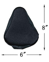 Load image into Gallery viewer, MI0512 Soft Wide Premium Kids Bike Saddle Gel Seat Cushion Cover，8"x6"Small Bicycle Saddle Breathable Pad（Black）
