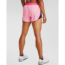 Load image into Gallery viewer, Under Armour Women&#39;s Fly By 2.0 Running Shorts , Cerise Full Heather (653)/Reflective , Medium
