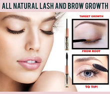 Load image into Gallery viewer, USDA Organic Castor Oil for Eyelashes and Eyebrows - All Natural Cold Pressed Castor Oil Eyelash Growth Serum with Mascara Tube - Caster Oil Eyebrow Growth Serum Eyelash Conditioner Lash Boost Serum
