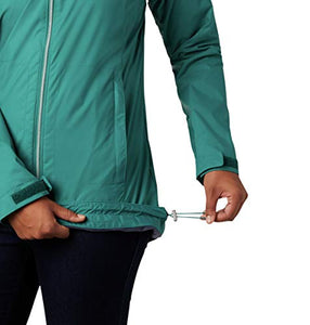 Columbia Women's Switchback Long Jacket, Waterfall/Nocturnal Lining, Medium