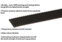 Load image into Gallery viewer, 3M Dual Lock Reclosable Fasteners Heavy Duty Industrial Use Black TB3550 1" x 10 ft Mated Strip Indoor/Outdoor Use Great for Metal, Glass, Acrylic, PC, ABS
