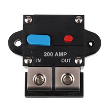 Load image into Gallery viewer, EPLZON 200A Circuit Breaker Resettable Circuit Breaker 200 amp Self Recovery Circuit Breaker Manual Reset Button for Car Audio and Amps Protection
