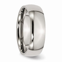 Load image into Gallery viewer, ICE CARATS Titanium 7mm Wedding Ring Band Size 10.00 Classic Domed Fashion Jewelry for Women Gifts for Her
