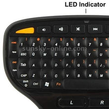 Load image into Gallery viewer, XIAOMIN 2.4GHz Mini Wireless Keyboard with Touchpad&amp; USB Mini Receiver, Size: 137 x 125 x 28mm Durable
