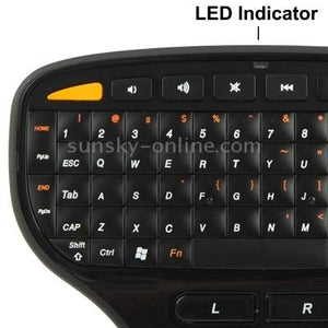 XIAOMIN 2.4GHz Mini Wireless Keyboard with Touchpad& USB Mini Receiver, Size: 137 x 125 x 28mm Durable