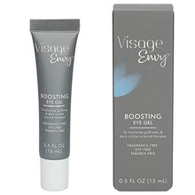 Load image into Gallery viewer, Visage Envy Boosting Eye Gel, Eye Serum to Minimize Puffiness &amp; Dark Circles - Anti-Wrinkle Gel Infused with Caffeine and Cactus Extract - Lightweight Formula for Instant Hydration - 0.5 Ounce
