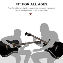 Load image into Gallery viewer, Best Choice Products Beginner Acoustic Electric Guitar Starter Set 41in w/All Wood Cutaway Design, Case, Strap, Picks, Tuner - Black
