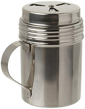 Load image into Gallery viewer, Tablecraft, 10 oz, Silver Stainless Steel Dry Rub Shaker with Handle, 10-Ounce
