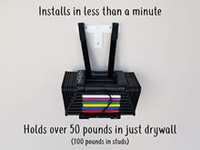 Load image into Gallery viewer, The All-in Wonder Mount by Mount Genie (5-Pack): The Easiest Wall Mount for All Components Routers Modems Xbox Playstation DVRs | One Size Fits All | Designed for Home and Business (Black)
