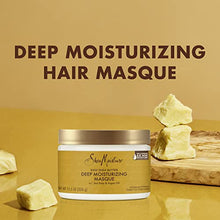 Load image into Gallery viewer, SheaMoisture Raw Shea Butter Deep Moisturizing Hair Masque for Curly Hair Raw Shea Butter Deep Conditioner to Moisturize and Renew Hair 12 oz
