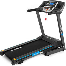 Load image into Gallery viewer, Folding Electric Treadmill Motorized Power Running Machine Fitness with Rolling Wheels 12 Program Available with 2 Separate Water Bottle Holders
