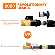 Load image into Gallery viewer, Delxo 2020 Upgrade 50FT Expandable Garden Hose Water Hose with 9-Function High-Pressure Spray Nozzle, Heavy Duty Flexible Hose, 3/4&quot; Solid Brass Fittings Leakproof Design
