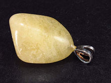 Load image into Gallery viewer, Agni Gold Danburite Silver Pendant From Tanzania - 1.1&quot;
