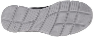 Skechers Men's Equalizer Double Play Slip-On Loafer,Charcoal/Orange,11.5 M US