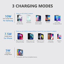 Load image into Gallery viewer, Yootech [2 Pack] Wireless Charger Qi-Certified 10W Max Wireless Charging Stand, Compatible with iPhone 13/13 Pro/13 Mini/13 Pro Max/12/SE 2020/11,Galaxy S22/S22 Ultra/S21/S20/S10 Plus(No AC Adapter)
