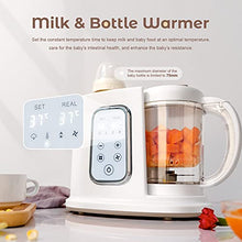 Load image into Gallery viewer, Kwasyo Baby Food Maker, 4 in 1 Processor Baby Food Steamer and Blender, Puree Machine &amp; Milk Warmer, | Constant Temperature | Rapid Heating | with 22 Oz Separate Steaming Cup -BPA-free Tritan Material
