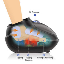 Load image into Gallery viewer, RENPHO Foot Massager with Shiatsu Tapping Heat and Compression, Deep Kneading Electric Foot Massage Machine with Memory Feature for Plantar Fasciitis Pain Relief
