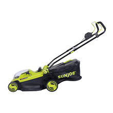 Load image into Gallery viewer, Sun Joe 24V-X2-17LM 48-Volt 17-Inch Mulching Walk-Behind Lawn Mower w/11-Gallon Grass Catcher &amp; 6-Position Height Adjustment, Included, Cordless, Kit (w/ 2X 4.0-Ah Battery and Charger)
