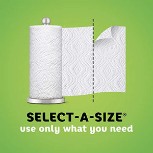 Bounty Select-A-Size Paper Towels, White, 12 Double Rolls = 24 Regular Rolls