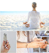 Load image into Gallery viewer, Premium Healing Crystals Full Gift Set/Includes 7 Chakra tumbles, Crystal Pendulum, Amethyst Cluster, Raw Rose Quartz, and Crystal Point/Bohemian Meditation Kit
