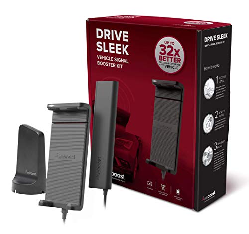 weBoost Drive Sleek (470135) Vehicle Cell Phone Signal Booster with Cradle Mount | Car, Truck, Van, or SUV | U.S. Company | U.S. Carriers - Verizon, AT&T, T-Mobile, Sprint & More | FCC Approved