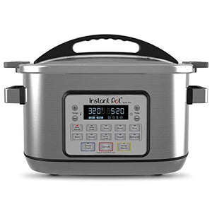 Instant Pot 8 Qt Aura Pro Multi-Use Programmable Multicooker with Sous Vide, Silver (Renewed)