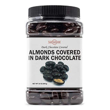Load image into Gallery viewer, Dark Chocolate Covered Almonds, 32 Ounce Tube
