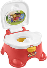 Load image into Gallery viewer, Fisher-Price Daniel Tiger's Neighborhood Potty - Daniel Tiger &amp; Friends Themed Convertible Toddler Training Toilet with Potty Ring &amp; Stepstool
