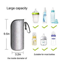 Load image into Gallery viewer, Bottle Cooler Bag, Freezable Breastmilk Insulation Bag Single Large Baby Bottle Travel Tote Outdoor Water Bottle, Wine, Beverage, Food Iced Pouch

