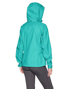 Columbia Women's Switchback III Adjustable Waterproof Rain Jacket, Miami, Large