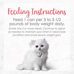 Purina Fancy Feast Grain Free, Natural Pate Wet Kitten Food, Gourmet Naturals Natural Wild Alaskan Salmon Recipe - (12) 3 oz. Cans