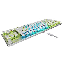 Load image into Gallery viewer, ROCCAT Vulcan TKL Pro PC Gaming Keyboard, Linear Optical Titan Switch, AIMO RGB Lighting, Tenkeyless Mechanical Feel Speed Keystroke, Low Profile Ergonomic Design for Wrist Rest Support, White
