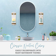 Load image into Gallery viewer, TideAndTales Beach Decor Starfish Wall Candle Sconces (Set of 2) Ocean Themed Wall-Mount Candleholders, Coastal Farmhouse Seashell Candle Holders, Nautical Style Beach Bathroom Decor
