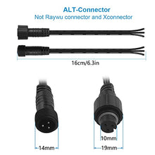 Load image into Gallery viewer, ALITOVE 3 Pin Electrical Connector 18AWG IP65 Male Female ALT-Connector 6in/15cm Extension Cable Compatible with ASIN B0923SDR5T B0923TKHY4 B0923S8Y4C B0923TN5GV for WS2811 LED Pixel Lights (5 Pairs)
