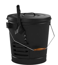 Load image into Gallery viewer, Panacea 15343 Ash Bucket with Shovel, Black
