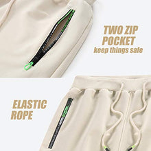 Load image into Gallery viewer, YTD Men's Shorts Casual Classic Fit Drawstring Summer Beach Shorts with Elastic Waist and Pockets S Army Green
