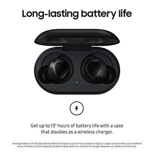 Galaxy Buds True Wireless Earbuds (Wireless Charging Case included), Black – US Version