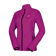 Load image into Gallery viewer, J.CARP Women&#39;s Packable Windbreaker Jacket, Super Lightweight and Visible, Outdoor Active Cycling Running Skin Coat, Purple L
