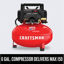 Load image into Gallery viewer, CRAFTSMAN Compressor Combo Kit, 6 Gallon, Pancake, 3 Tool (CMEC3KIT)

