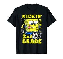 Load image into Gallery viewer, Mademark x SpongeBob SquarePants - SpongeBob Kickin It In 2nd Grade School Football Soccer Gift T-Shirt
