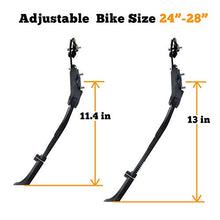 Load image into Gallery viewer, Sataway Bike Kickstand Adjustable Rear Mount Aluminum Alloy Bicycle Kickstand for 24” 26” 700C 27.5” 28” inch Mountain Bike Adult Bike
